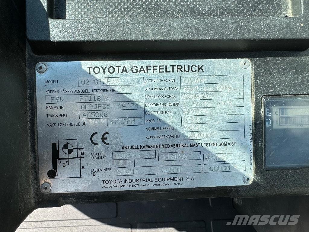 Toyota 02-8FDF30 Diesel Forklifts