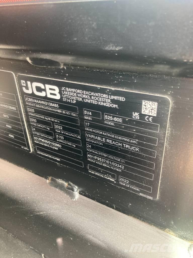 JCB 525-60 E Telescopic Handlers