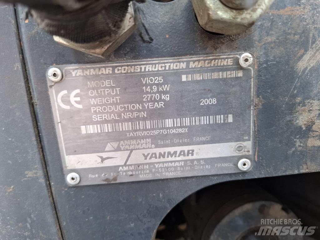 Yanmar ViO25 Mini Excavators <7t (Mini Diggers)