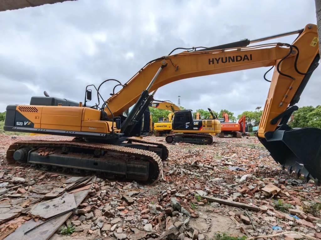 Hyundai Robex 520 VS Crawler Excavators