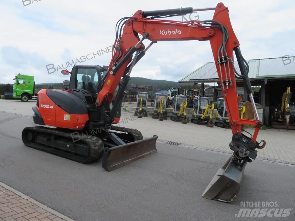 Kubota KX 080-4 Mini Excavators <7t (Mini Diggers)