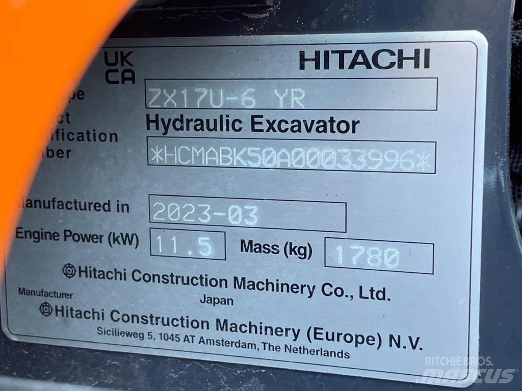 Hitachi ZX17U Mini Excavators <7t (Mini Diggers)