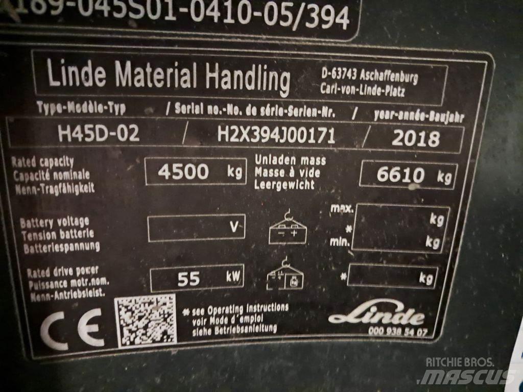 Linde H45D-02 Diesel Forklifts