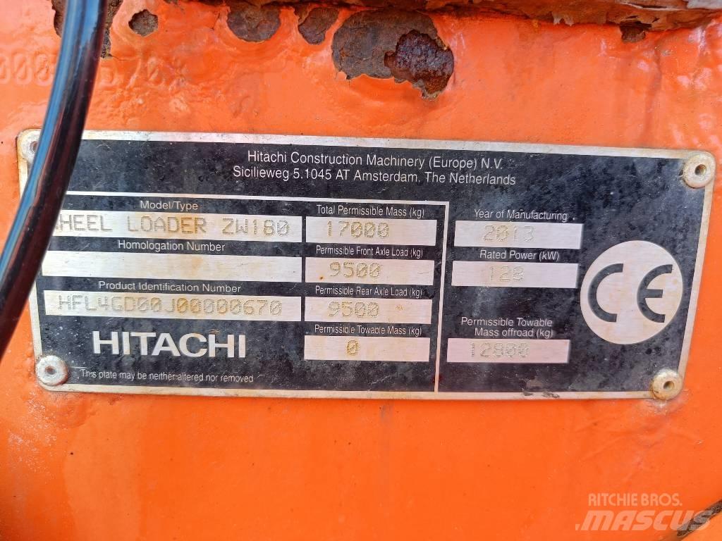 Hitachi ZW 180 Wheel Loaders