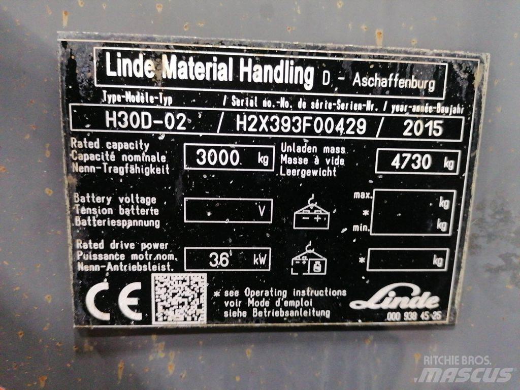 Linde H30D-02 Diesel Forklifts