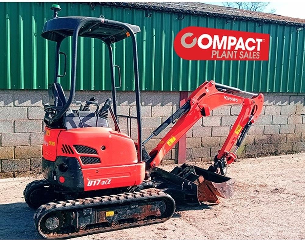 Kubota U17-3a Mini Excavators <7t (Mini Diggers)