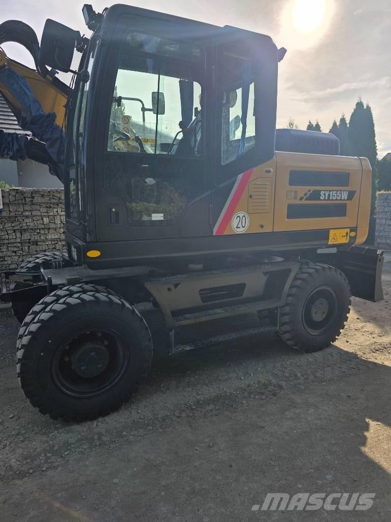 Sany SY 155 W Wheeled Excavators
