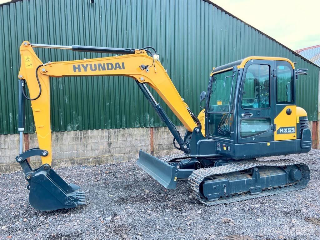 Hyundai HX55 Mini Excavators <7t (Mini Diggers)