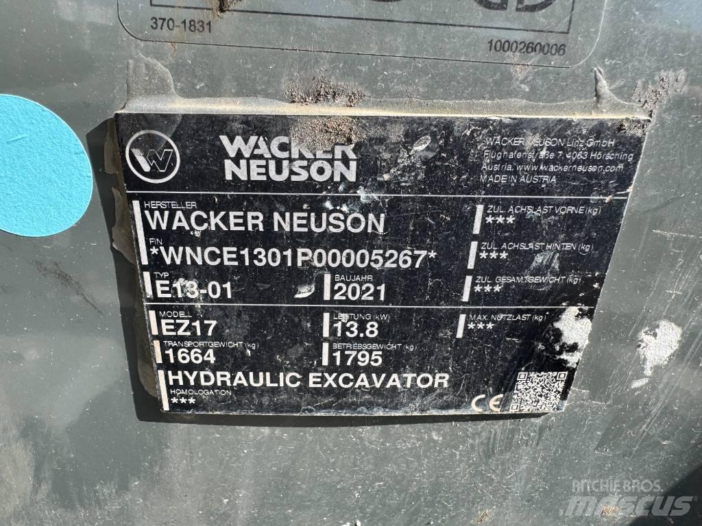 Wacker Neuson EZ17 Crawler Excavators