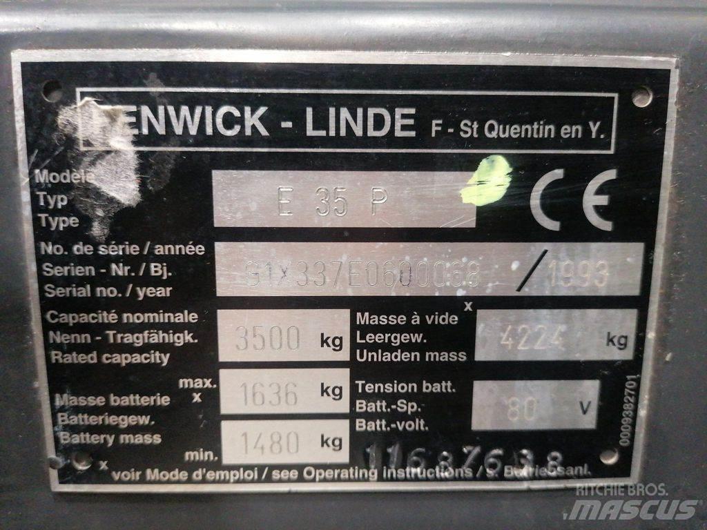 Linde E35P Electric Forklifts