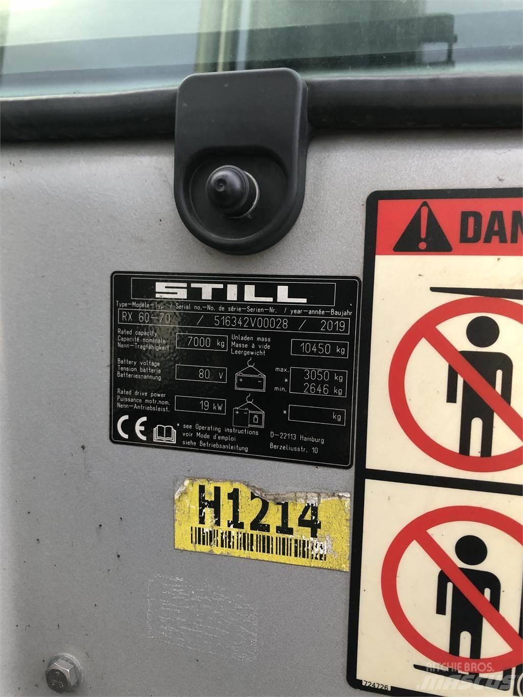 Still RX60-70 Electric Forklifts