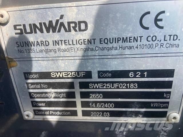 Sunward SWE 25 UF Mini Excavators <7t (Mini Diggers)
