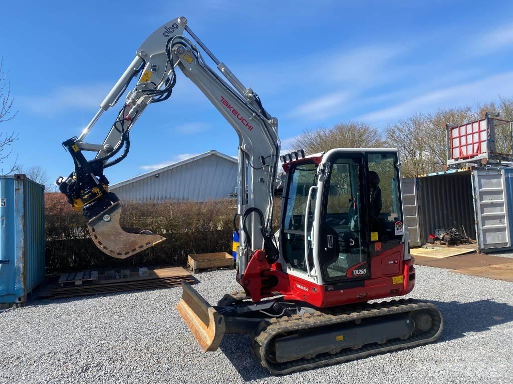 Takeuchi TB 260 Mini Excavators <7t (Mini Diggers)