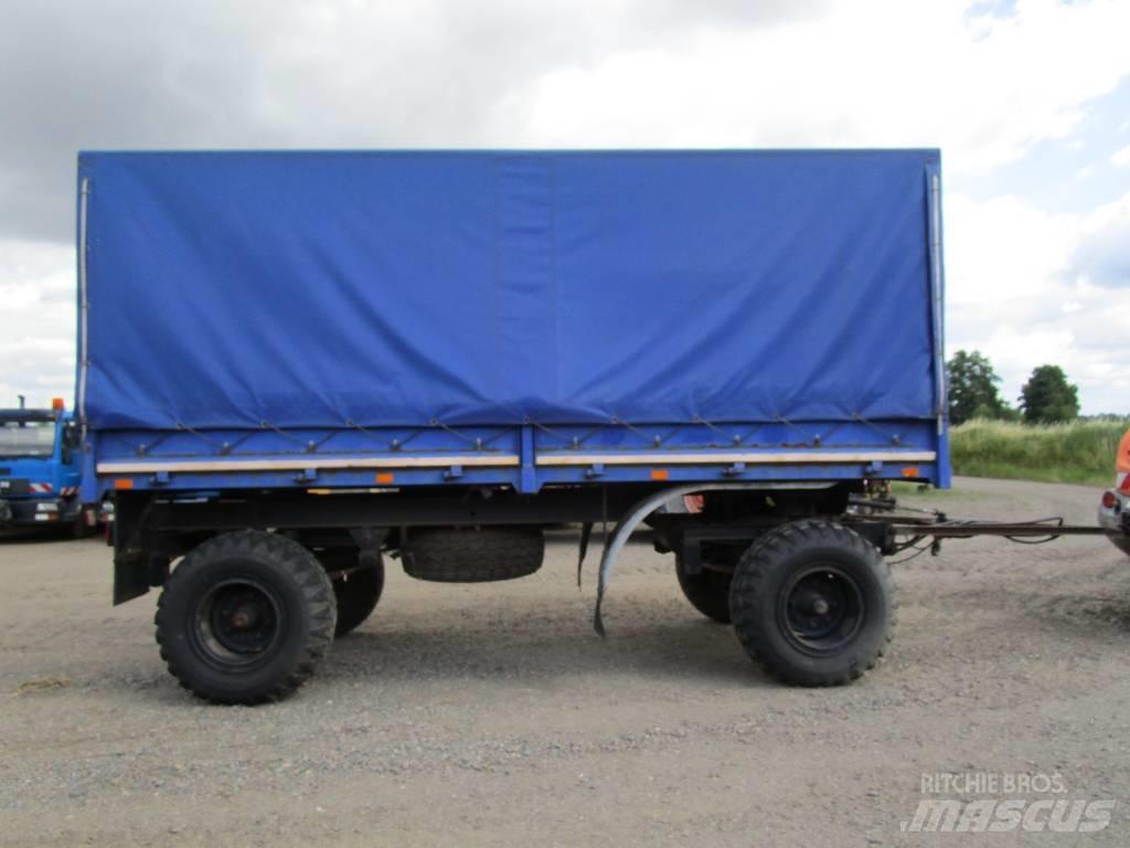 Werdau HW 80 , HL 5002 Flatbed Trailers