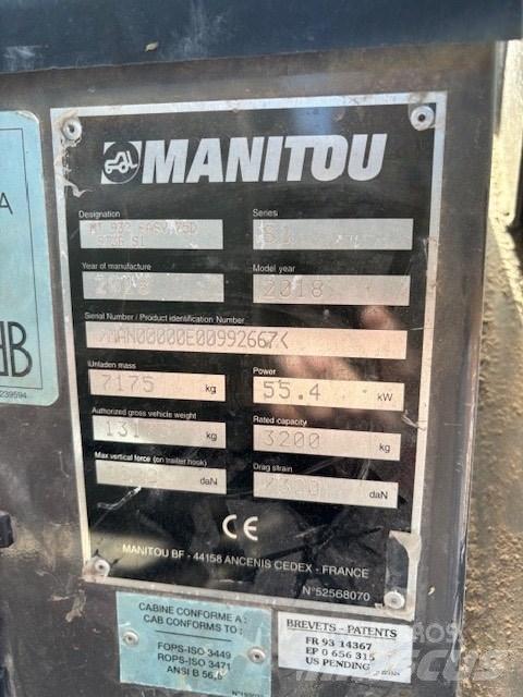 Manitou MT 932 Telescopic Handlers