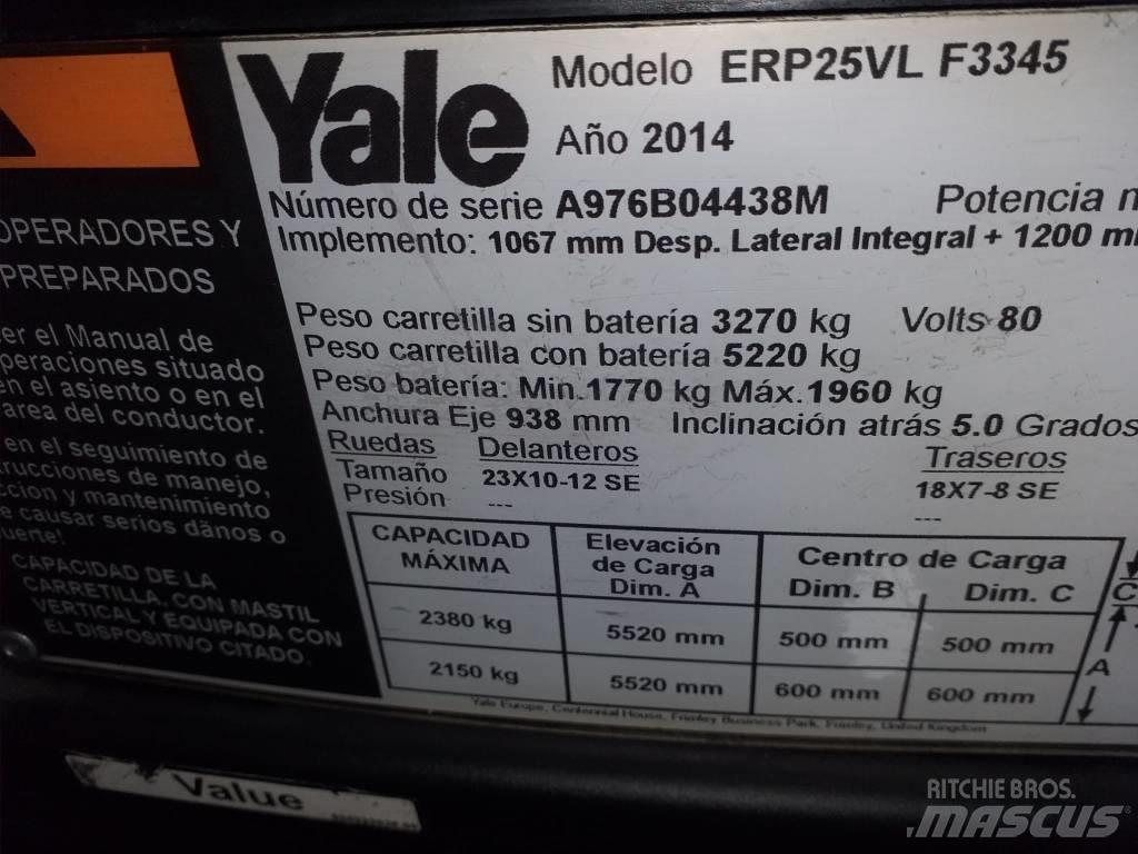 Yale ERP25VL Electric Forklifts
