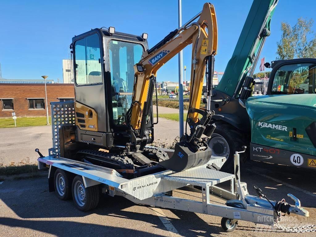 Sany 1.8 T Med Släp Mini Excavators <7t (Mini Diggers)