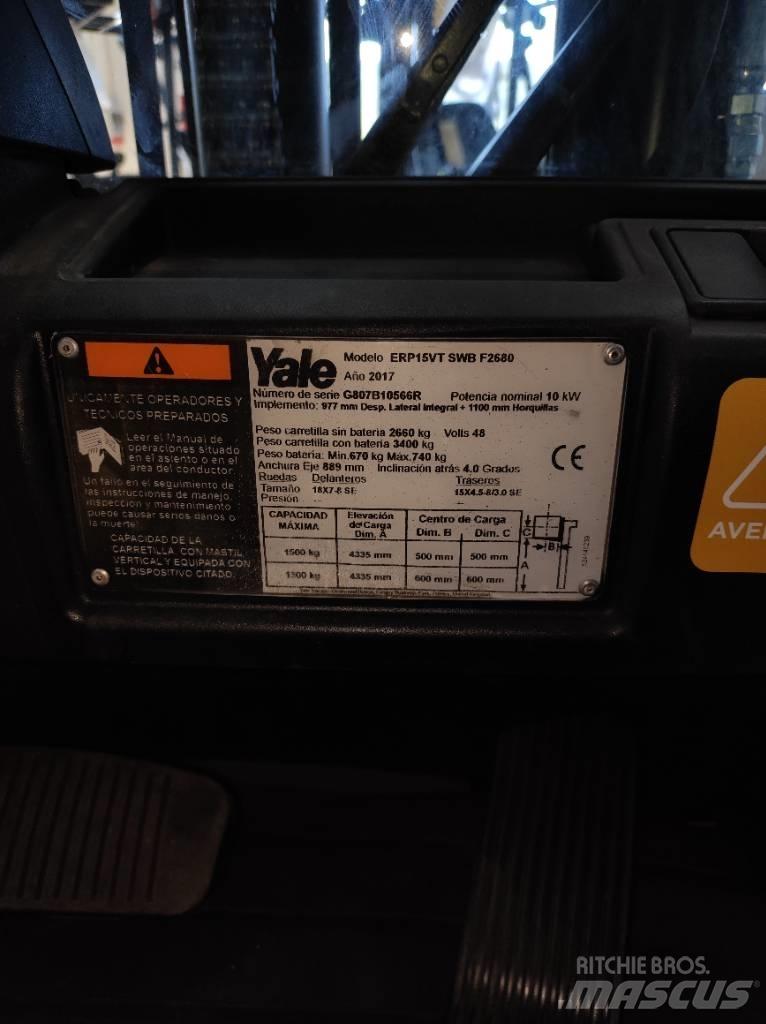 Yale ERP15VT SWB Electric Forklifts