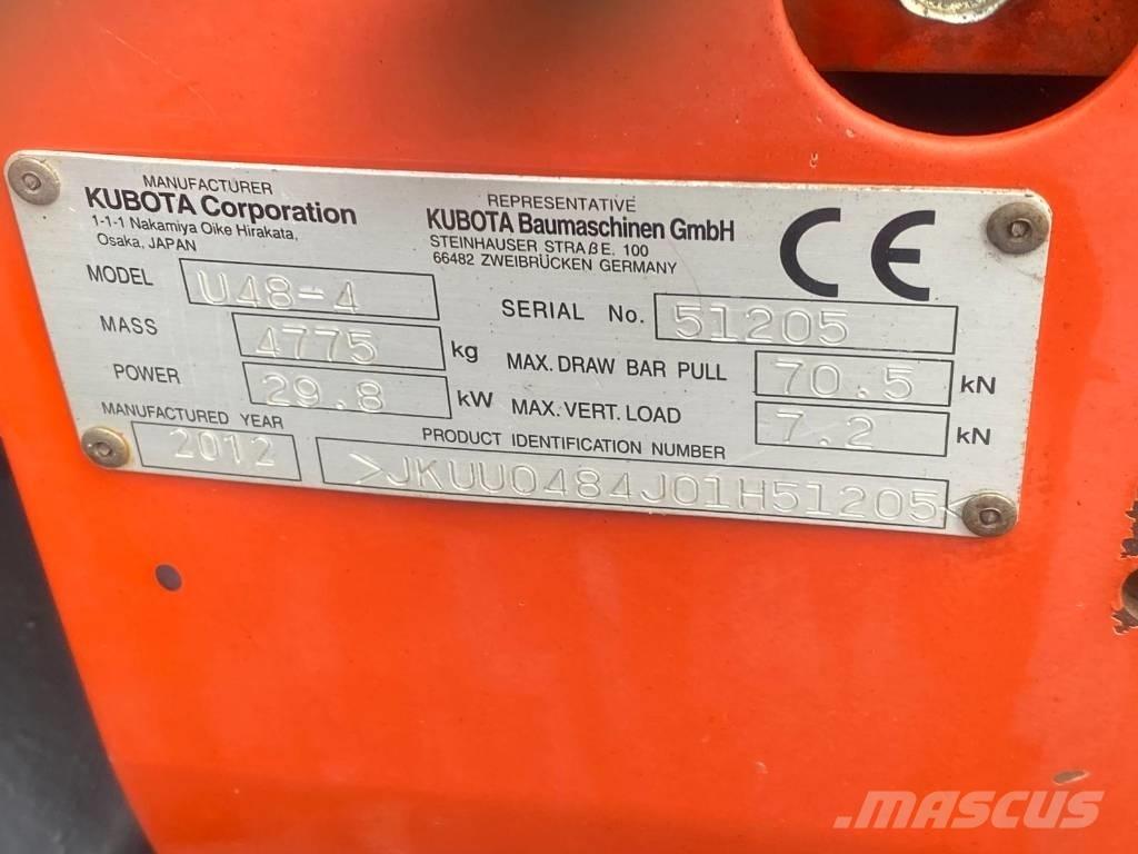 Kubota U 48-4 Mini Excavators <7t (Mini Diggers)