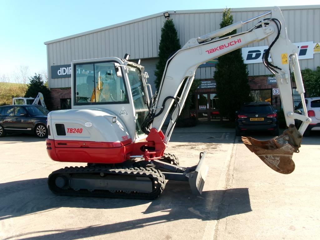Takeuchi TB 240 Mini Excavators <7t (Mini Diggers)