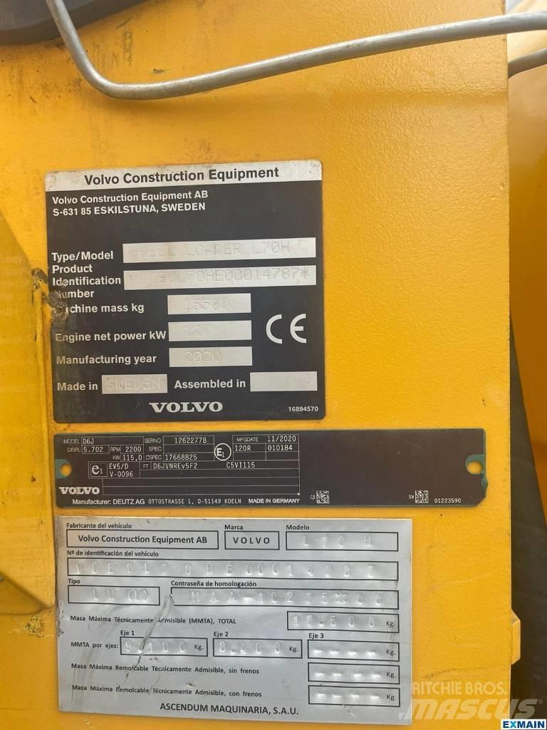 Volvo L 70 H Wheel Loaders