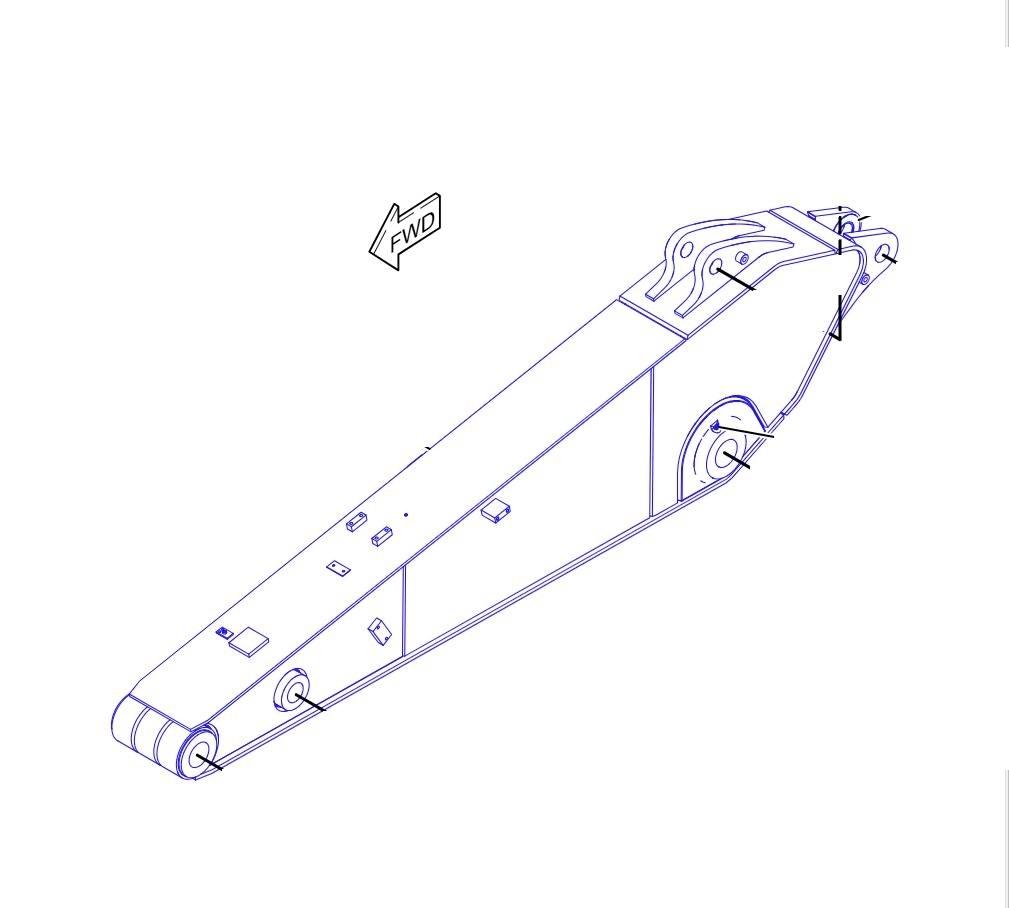 CAT 329 D Booms and dippers