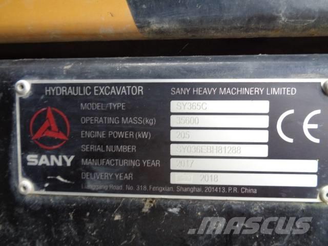 Sany SY 365 C Crawler Excavators