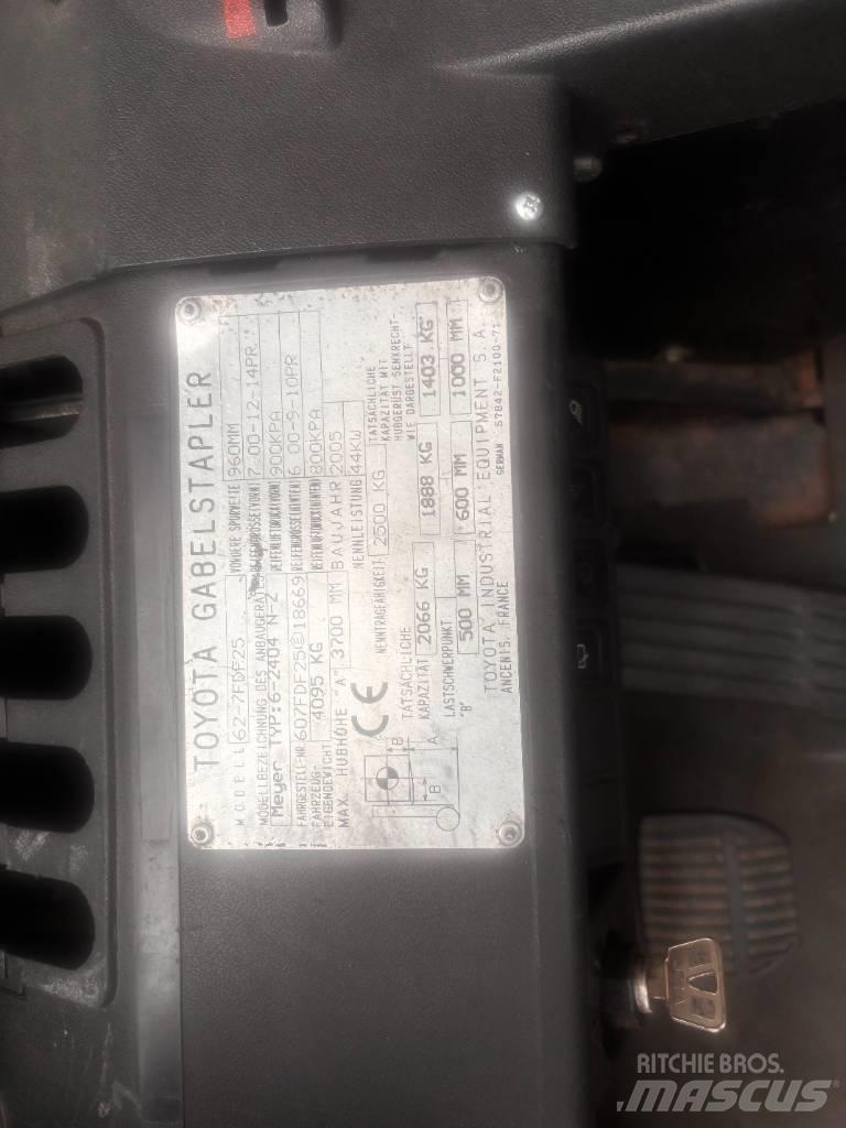 Toyota 62-7 FDF 25 Diesel Forklifts