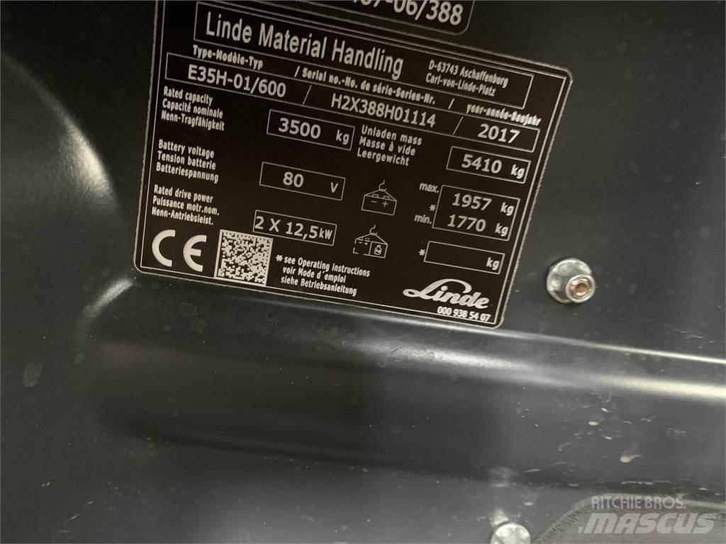 Linde E35/600H Electric Forklifts