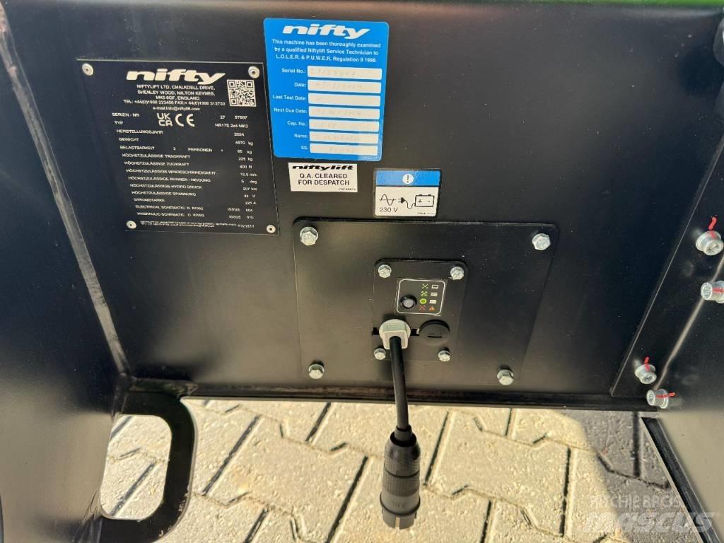 Niftylift HR 17 E Articulated boom lifts