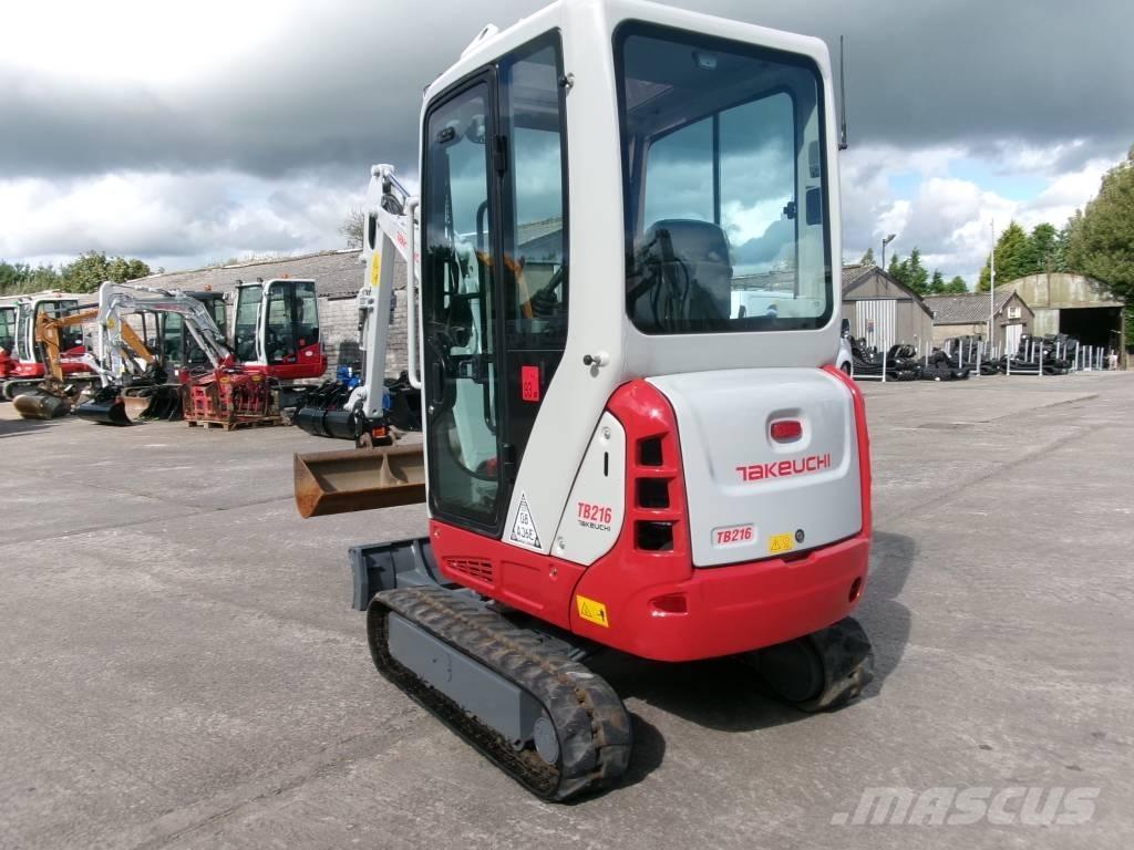 Takeuchi TB 216 Mini Excavators <7t (Mini Diggers)