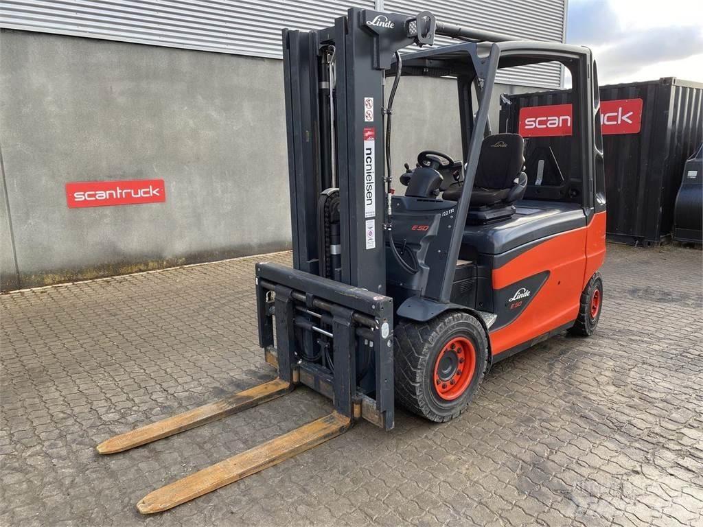 Linde E50 Electric Forklifts