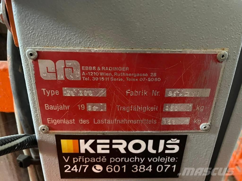 Ebbs & Radinger ZL200 Construction hoists