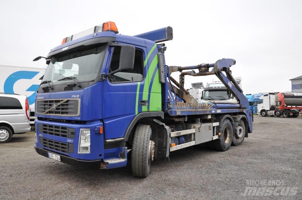 Volvo FM-380 6*2 Skip loader trucks