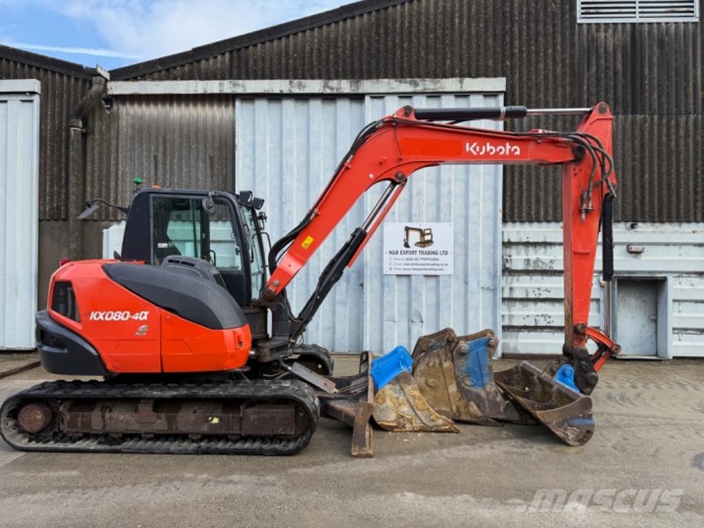 Kubota KX 080 Mini excavators  7t - 12t