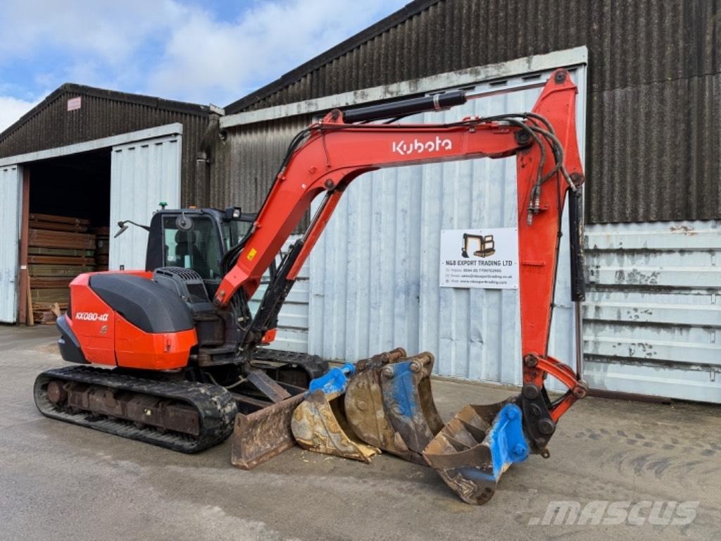 Kubota KX 080 Mini excavators  7t - 12t
