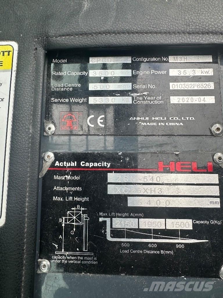 Heli CPCD 35 Diesel Forklifts