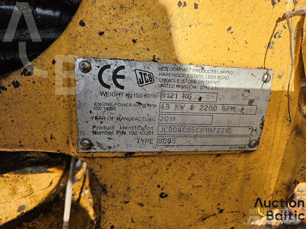JCB 8085 Mini excavators  7t - 12t