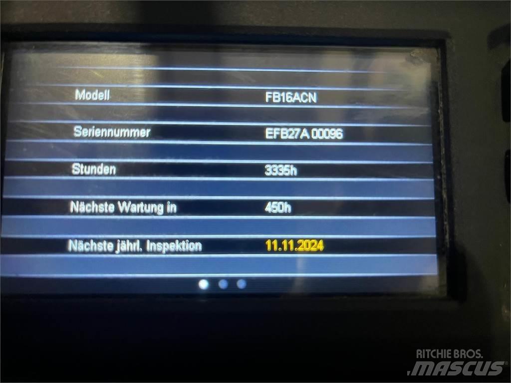 Mitsubishi FB16ACN Electric Forklifts