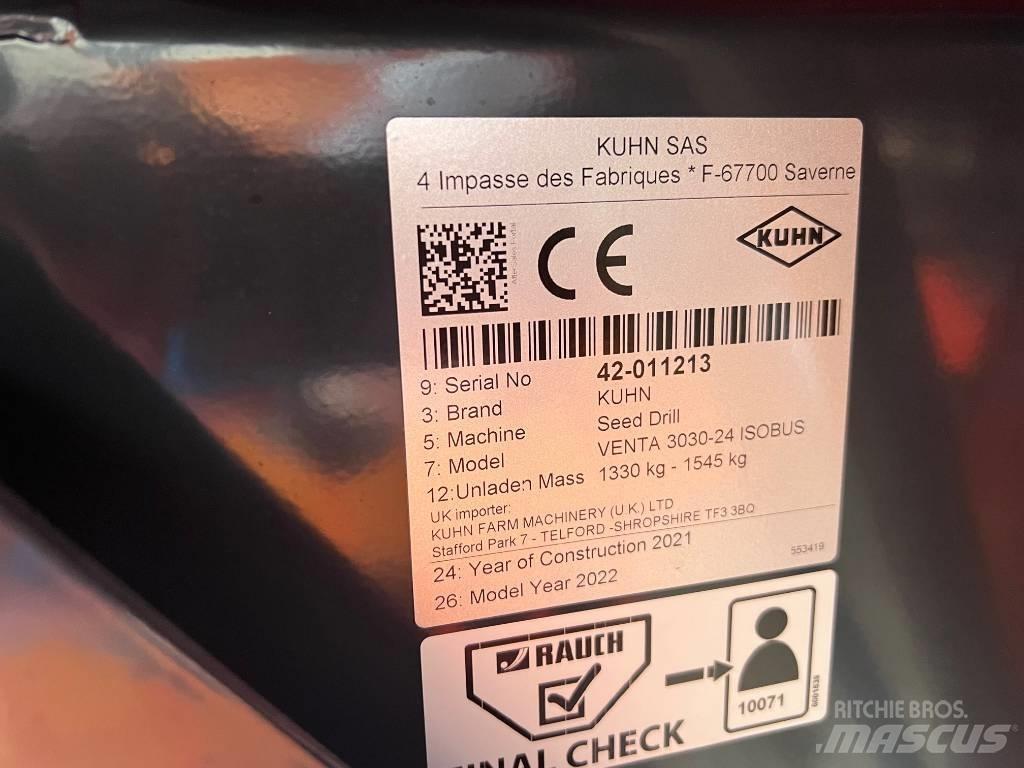 Kuhn Venta 3030-24 Farm Drills