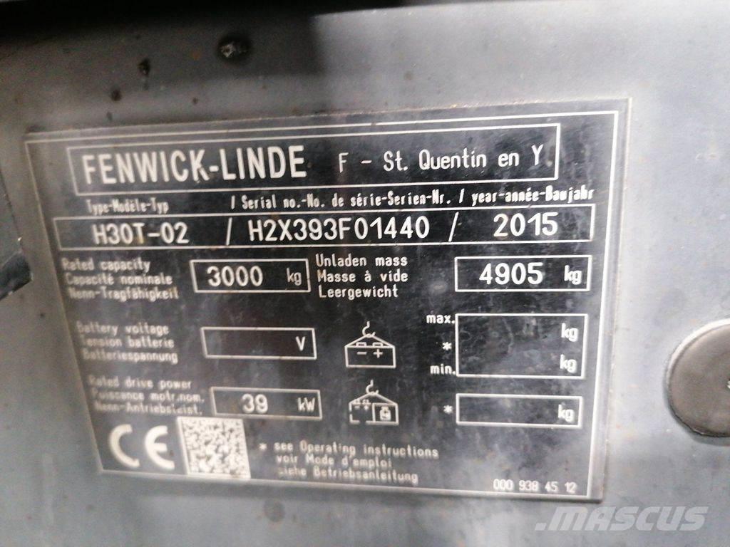 Linde H30T-02 LPG trucks