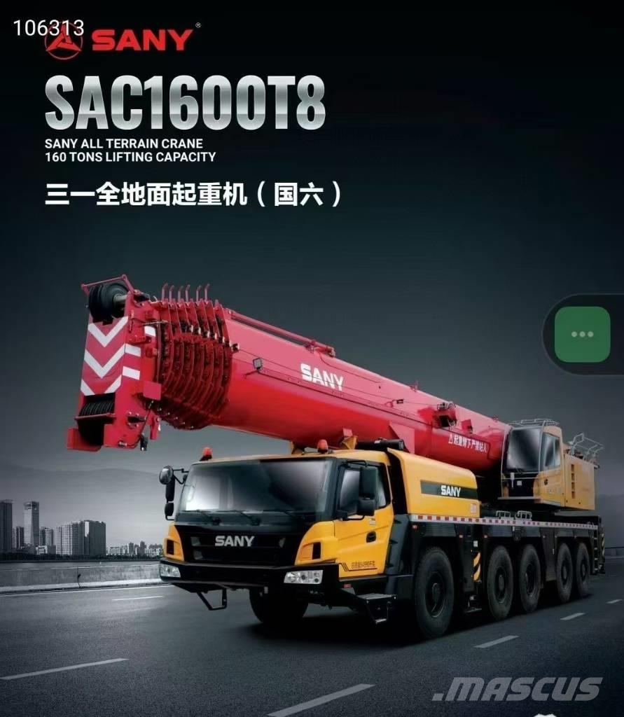 Sany SANY 160 Tons Mobile and all terrain cranes