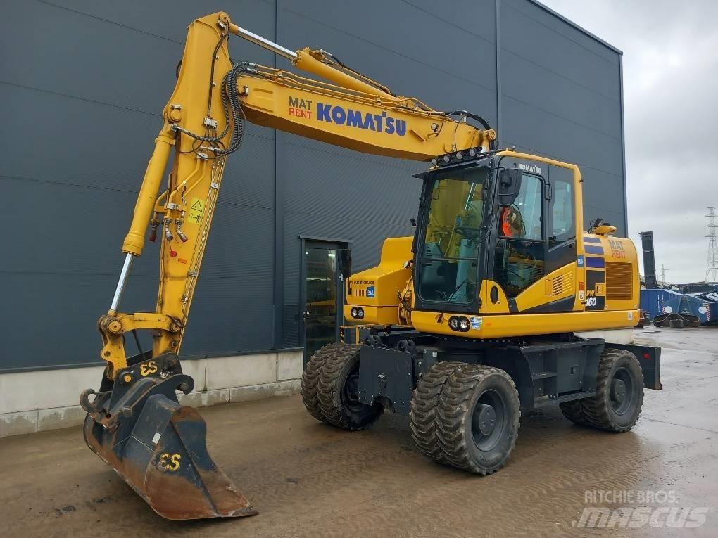 Komatsu PW180-11E0 Wheeled Excavators
