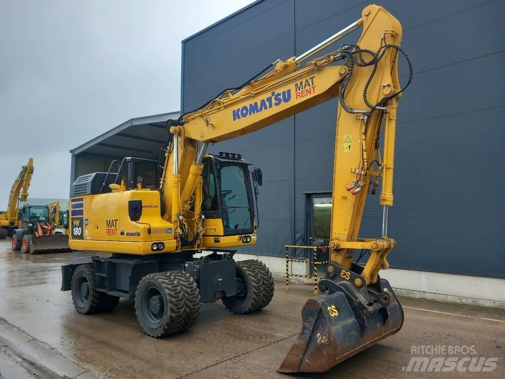 Komatsu PW180-11E0 Wheeled Excavators
