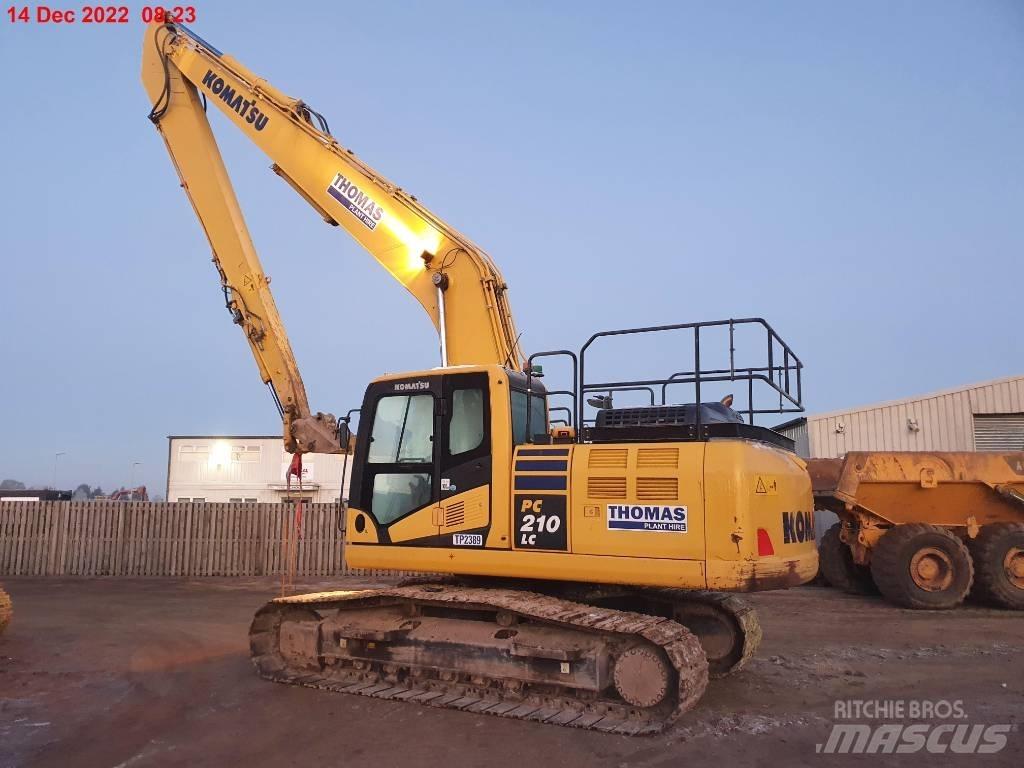 Komatsu PC210LC Long / High Reach excavators