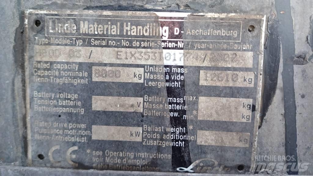 Linde H80D-03 Diesel Forklifts