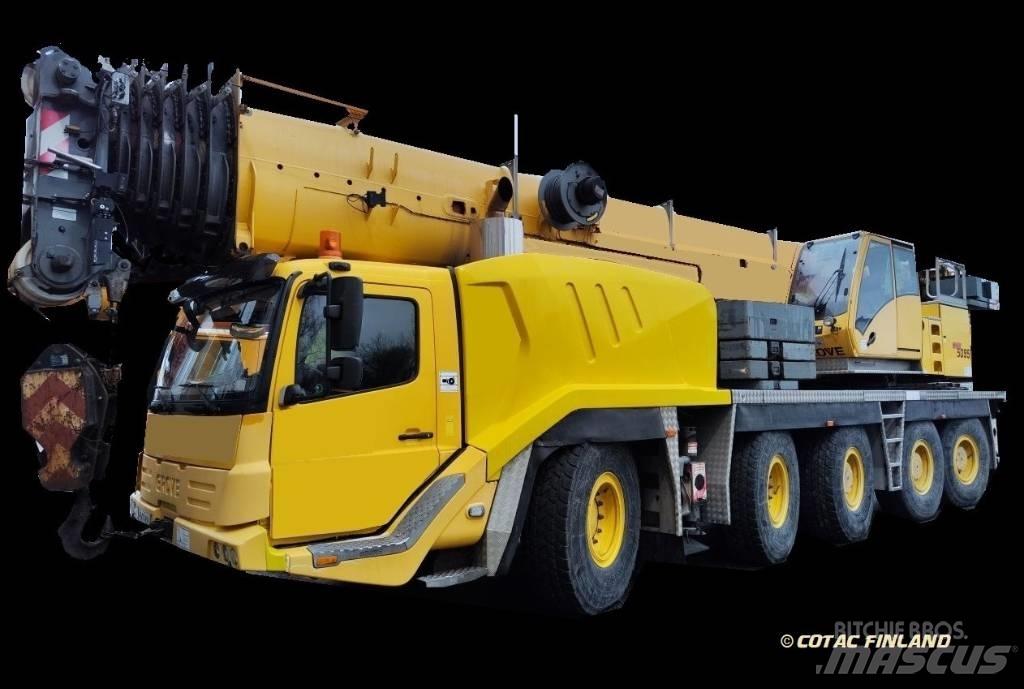 Grove GMK 5095 Mobile and all terrain cranes