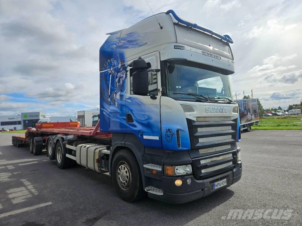 Scania R580 6x2 Hook lift trucks