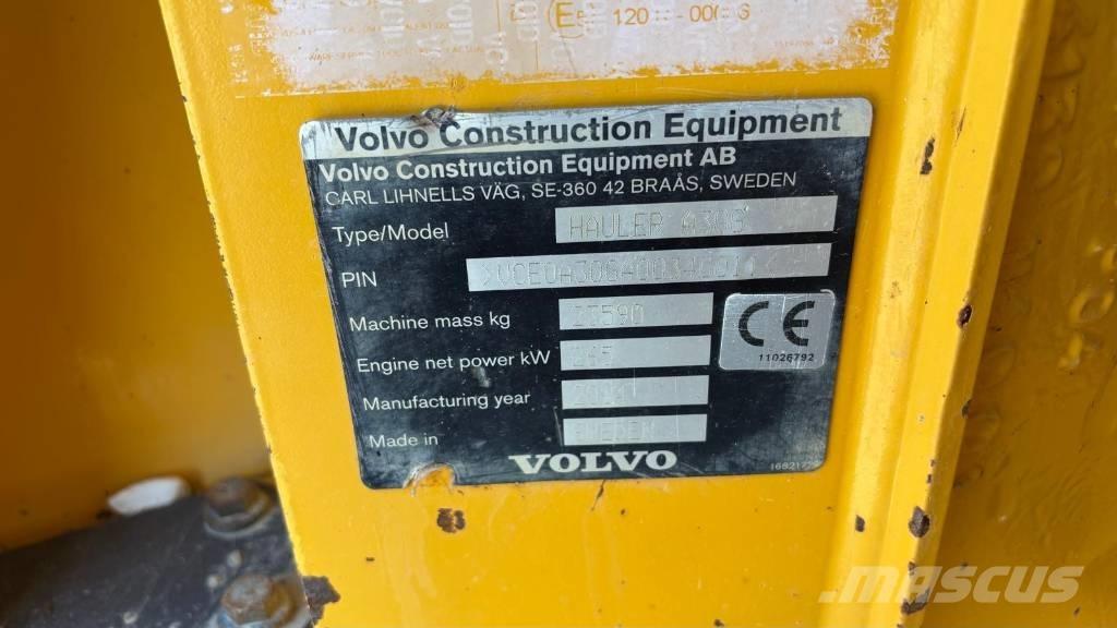 Volvo A 30 G Articulated Dump Trucks (ADTs)
