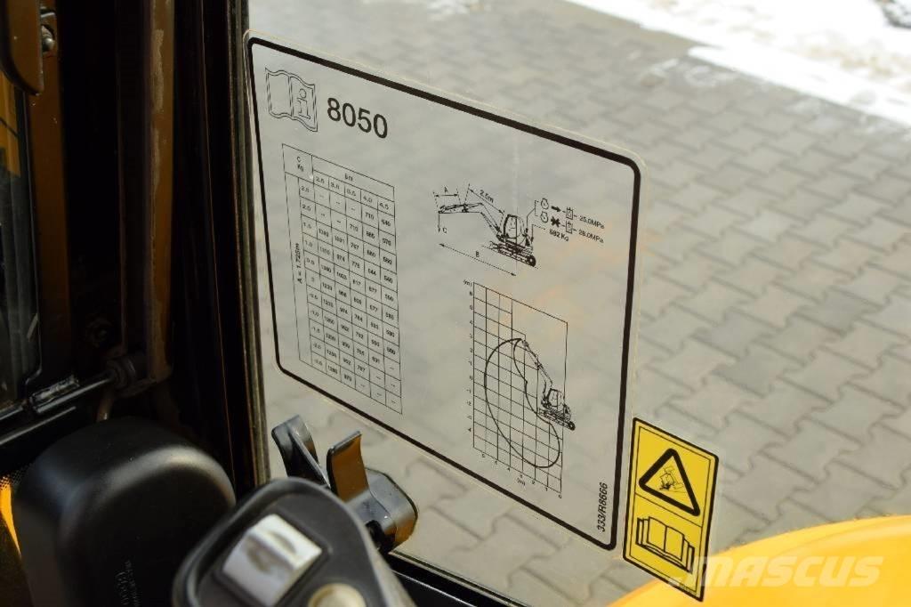 JCB 8050 RTS Mini Excavators <7t (Mini Diggers)